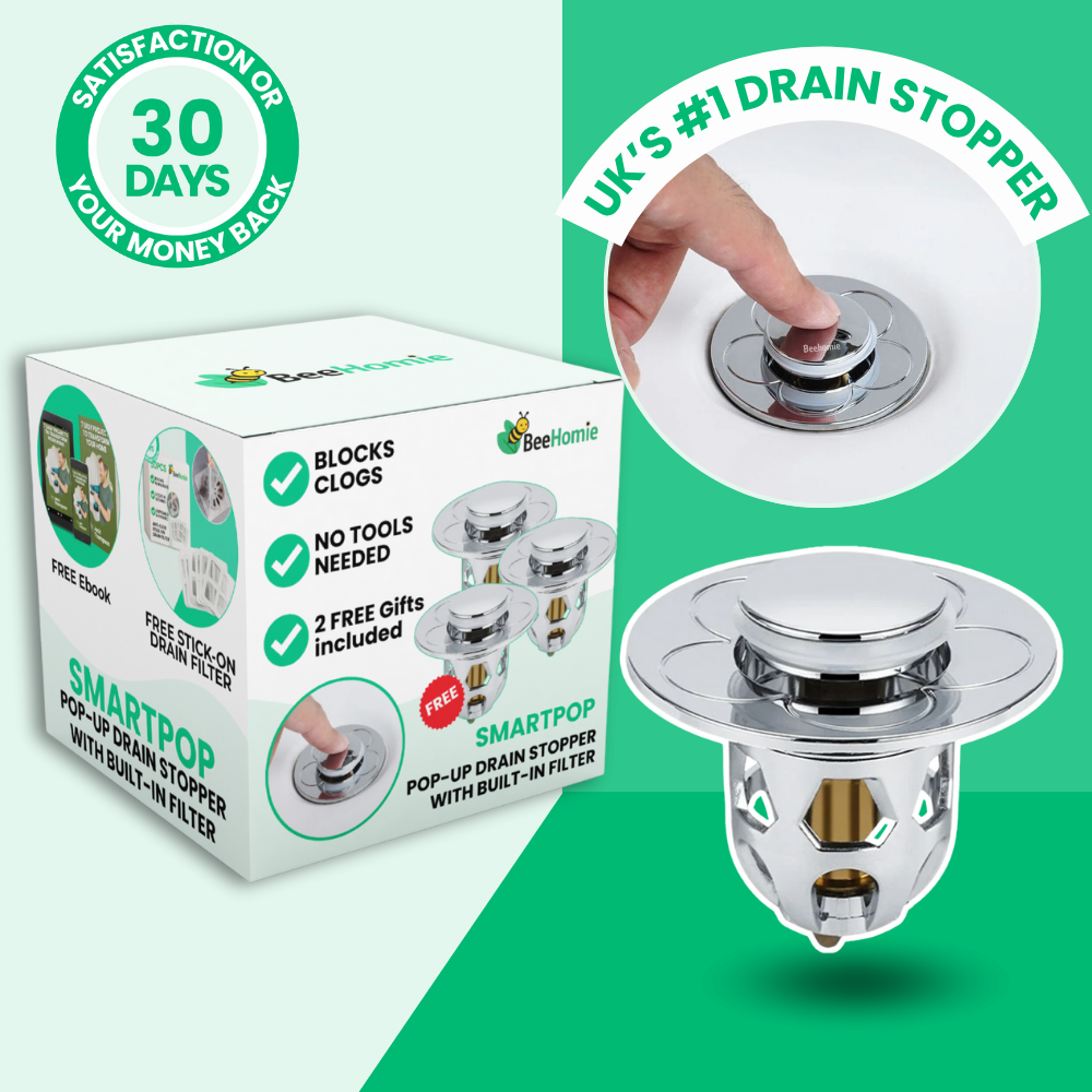 SMARTPOP | Drain Stopper With Built-in Filter