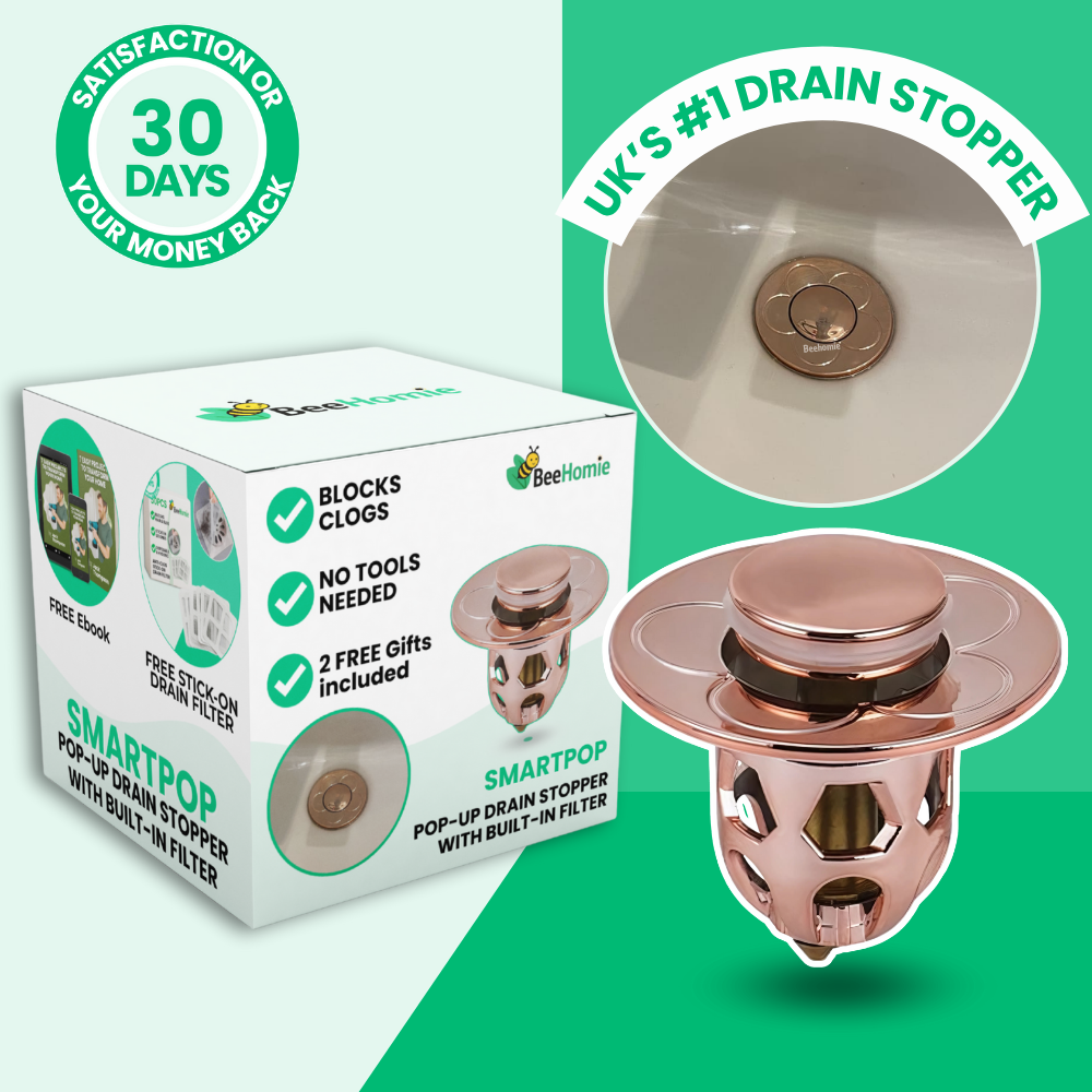 SMARTPOP | Drain Stopper With Built-in Filter