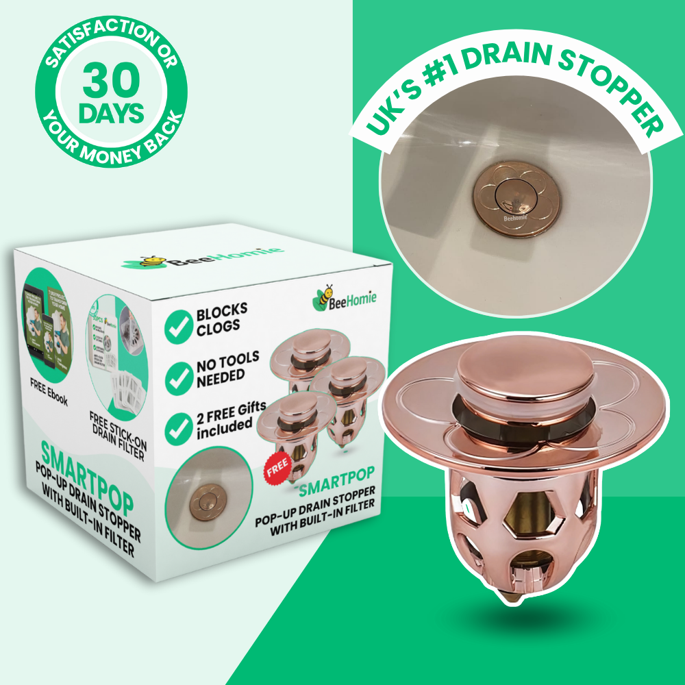 SMARTPOP | Drain Stopper With Built-in Filter