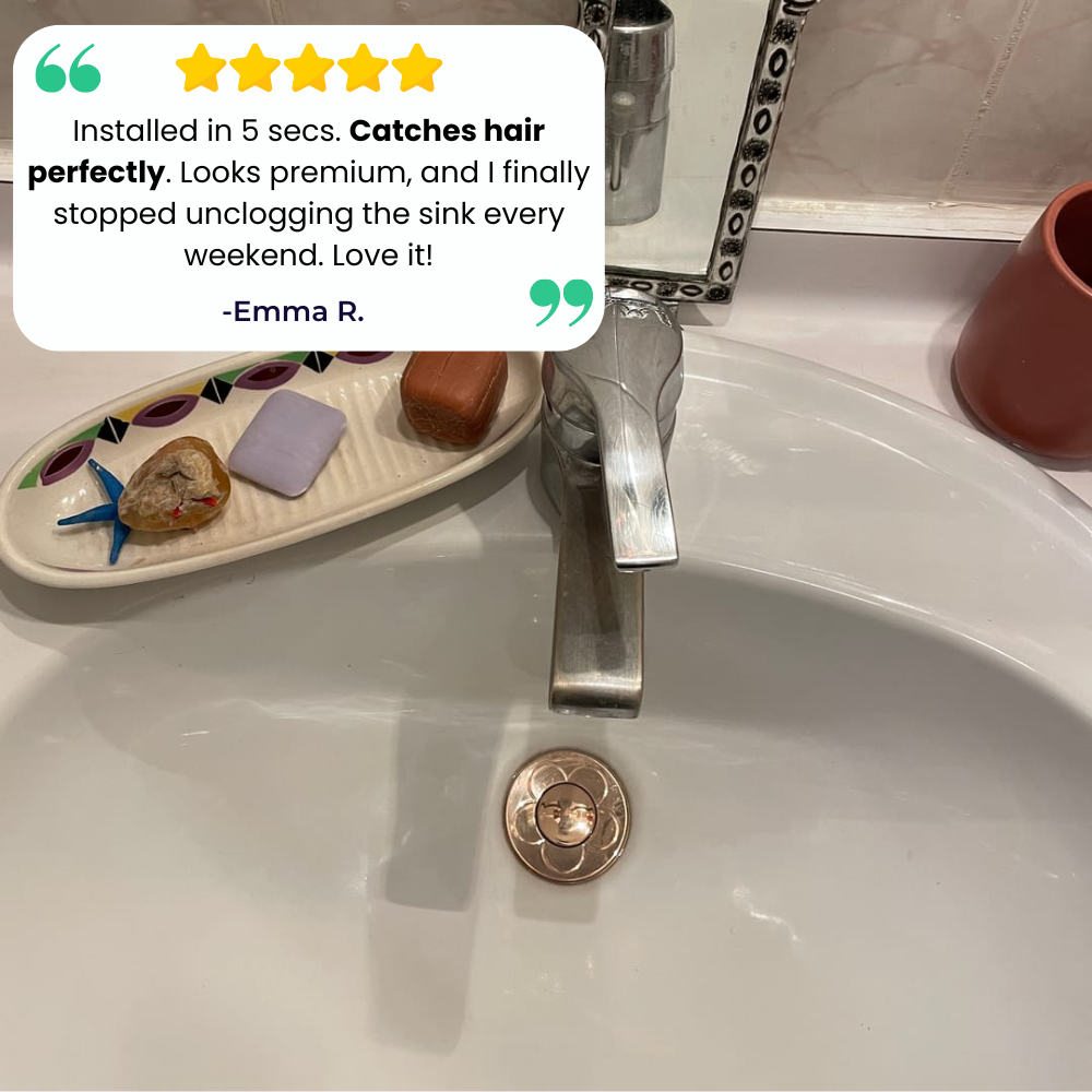 SMARTPOP | Drain Stopper With Built-in Filter