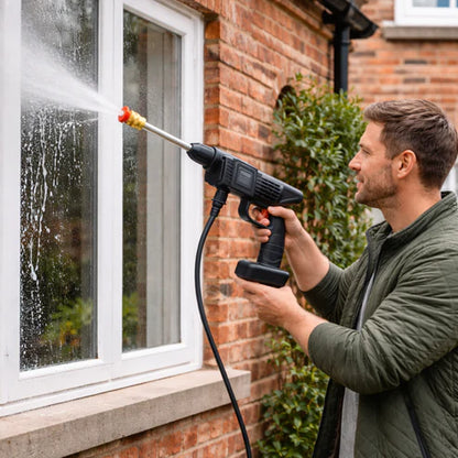 Cordless Pressure Washer Pro - 2 Rechargeable Batteries + 10M Hose