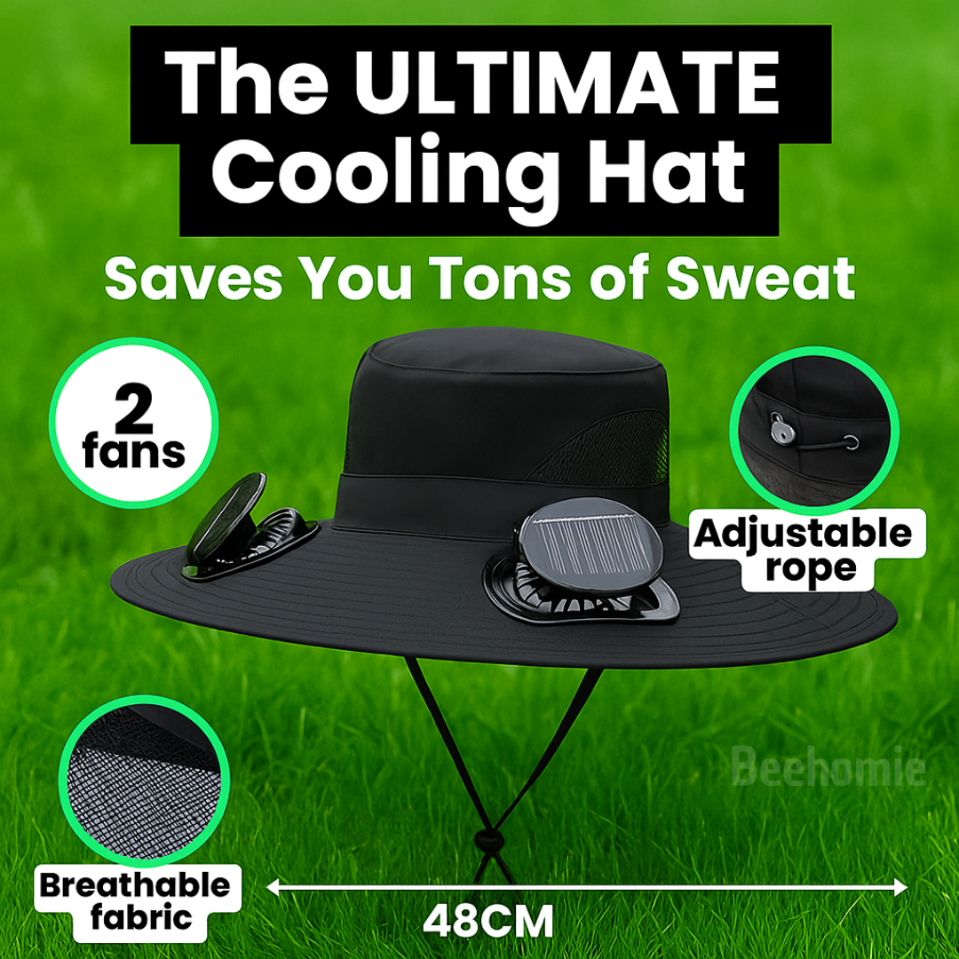 H35 PRO | The Solar-Powered Fan Hat