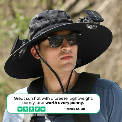 H35 PRO | The Solar-Powered Fan Hat