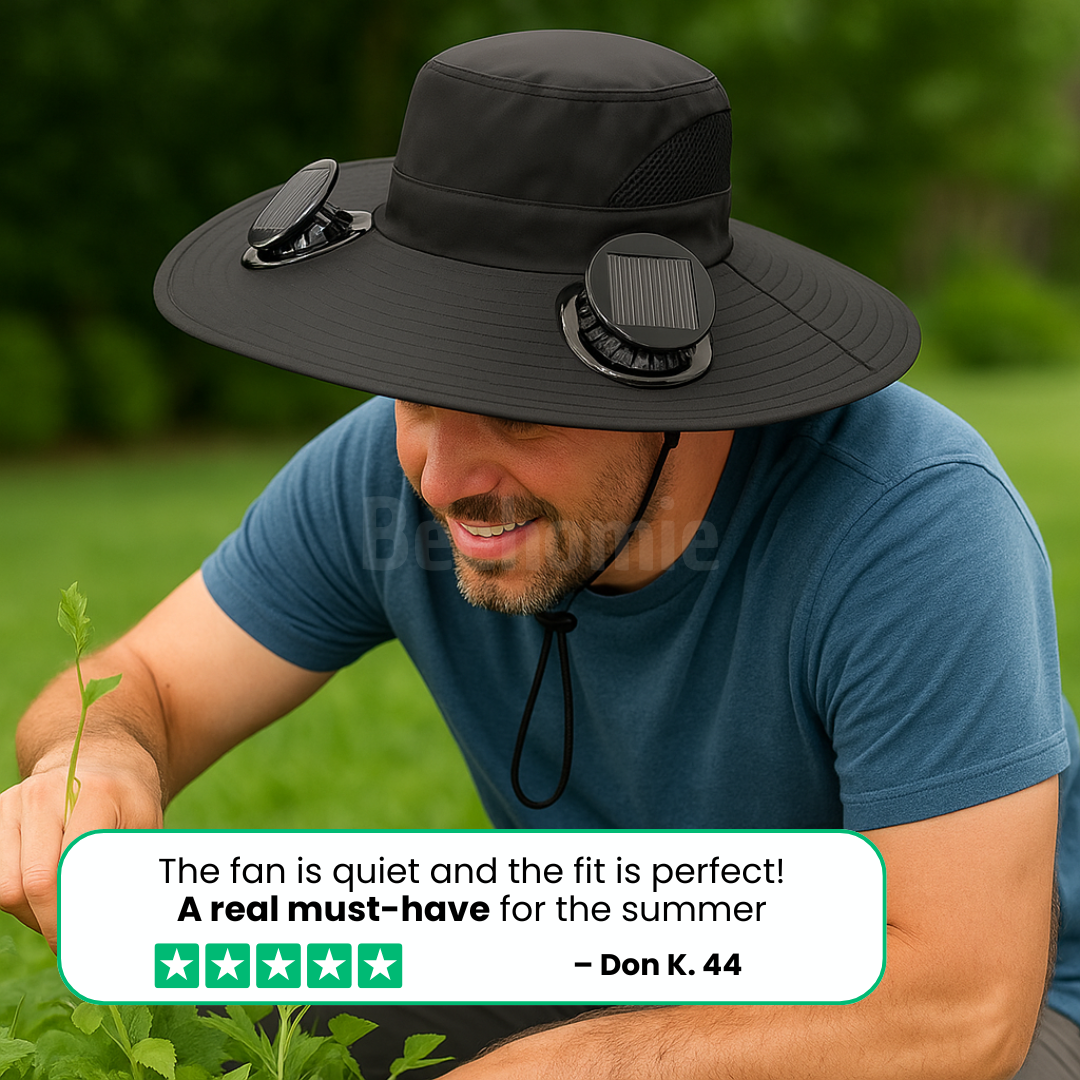 H35 PRO | The Solar-Powered Fan Hat
